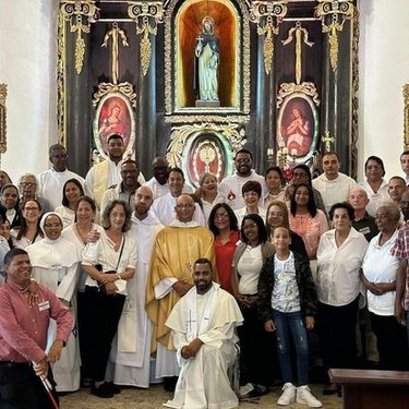 familia dominicana en el seibo navidad