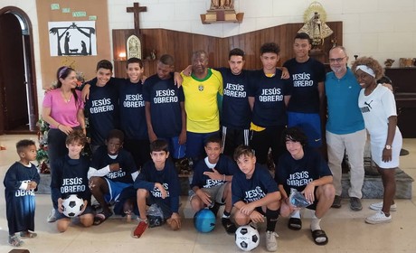Equipo de fútbol infantil