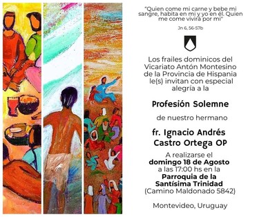 Invitación a la profesión solemne