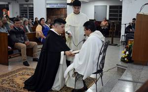 Primera Profesión de fray Stifer Melgarejo en Asunción Paraguay, Parroquia de la Santa Cruz (Crucecita)