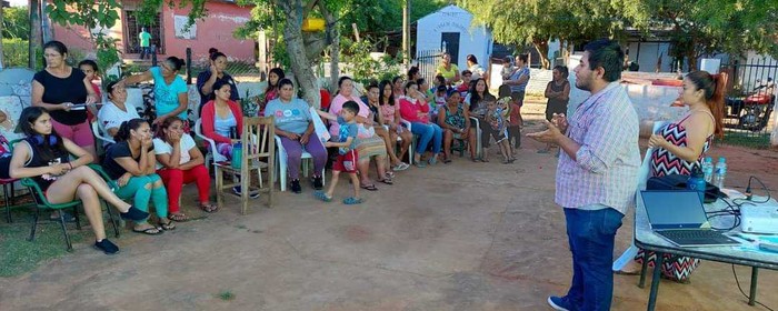 reunion de vecinos en bañado tacumbu