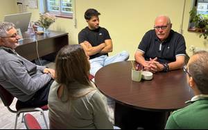 Recibimos la visita de Fr. Manuel Jesús Romero y Fr. Santiago García en Misioneros Dominicos